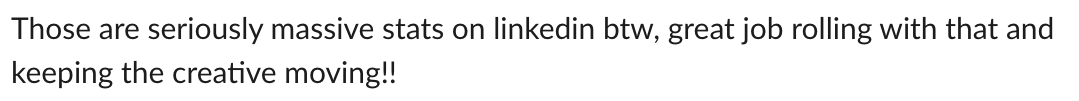 Client review screenshot